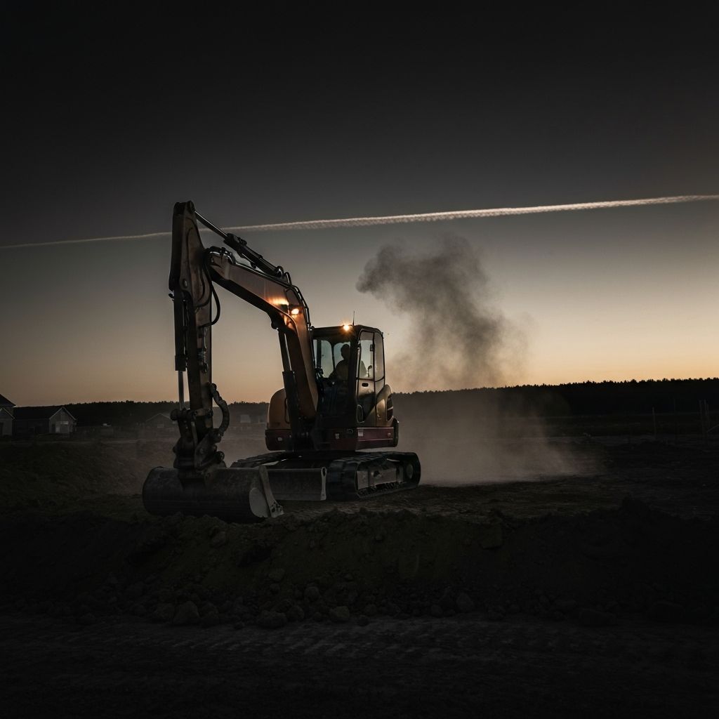 Demolition & Excavation — Tear-out and site prep.