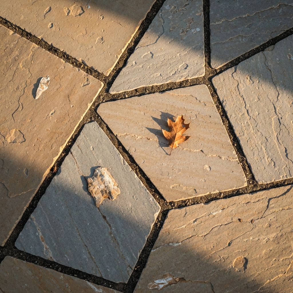 Natural Stone — Granite, limestone, flagstone.